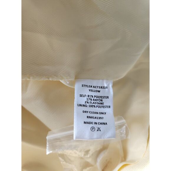 ASTR The Label Yellow Button-Front Corset Vest Top | Size L - Picture 6 of 8